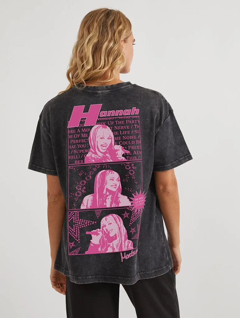 Disney Hannah Montana Best Of Both Worlds T-Shirt In Acid Wash sold by Skinnydip London