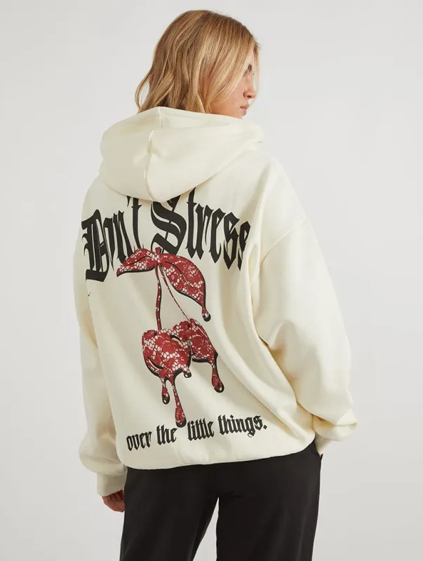Don't Stress Over The Little Things Hoodie sold by Skinnydip London