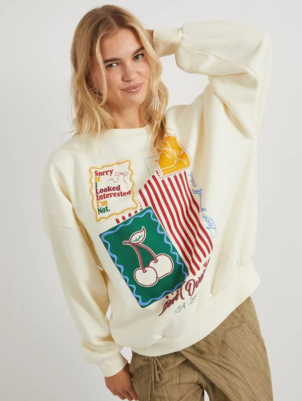 Don't Overthink Sweatshirt sold by Skinnydip London