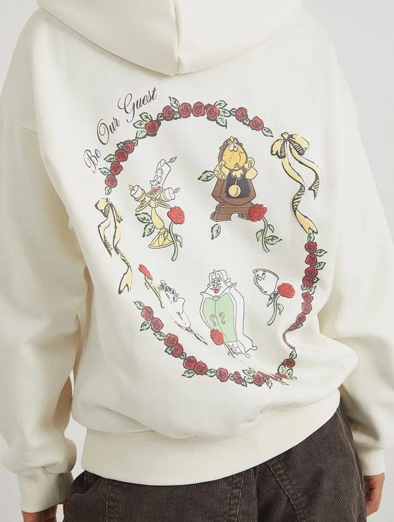 Disney Beauty and The Beast Rose Hoodie sold by Skinnydip London product image thumbnail 4