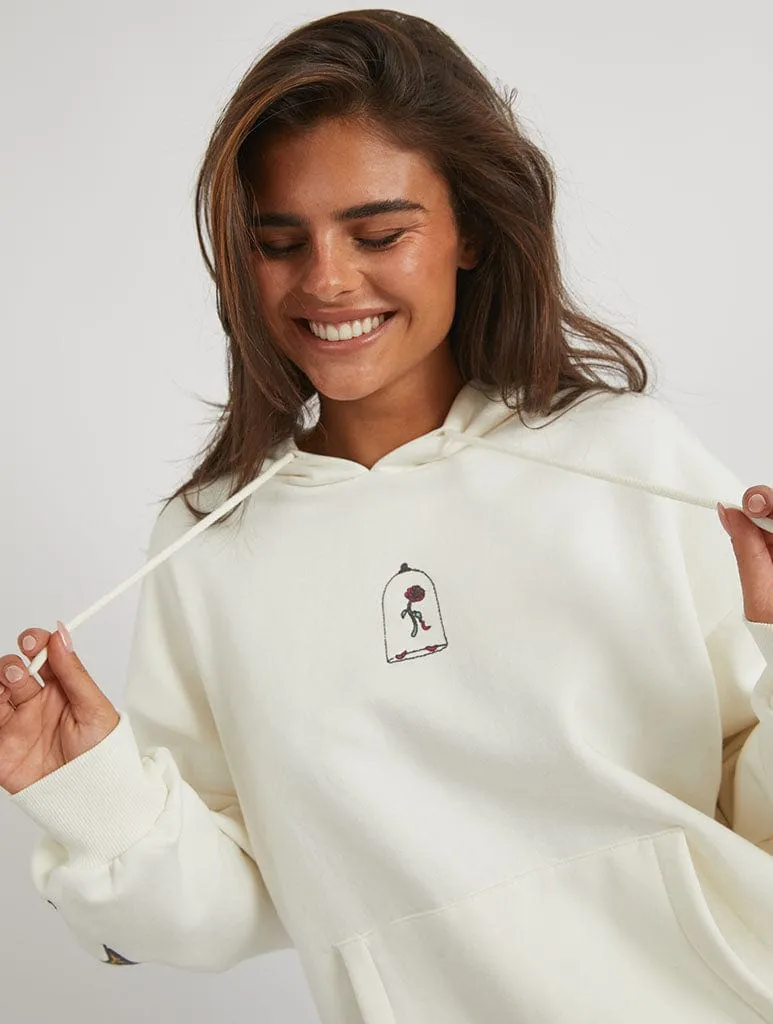 Disney Beauty and The Beast Rose Hoodie sold by Skinnydip London product image thumbnail 3