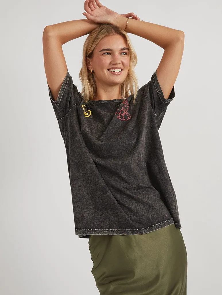 Hello Kitty x Skinnydip Friends Outline T-Shirt sold by Skinnydip London product image thumbnail 3