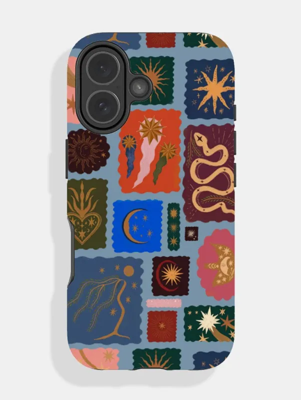 Kate Fox x Skinnydip Christmas Stamps Ultra Protective iPhone Case sold by Skinnydip London