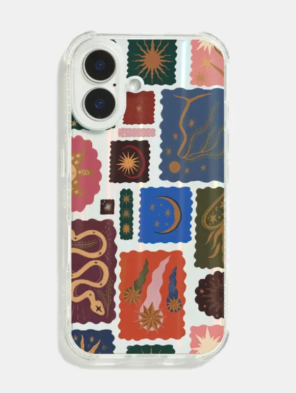 Kate Fox x Skinnydip Christmas Stamps Shock iPhone Case sold by Skinnydip London