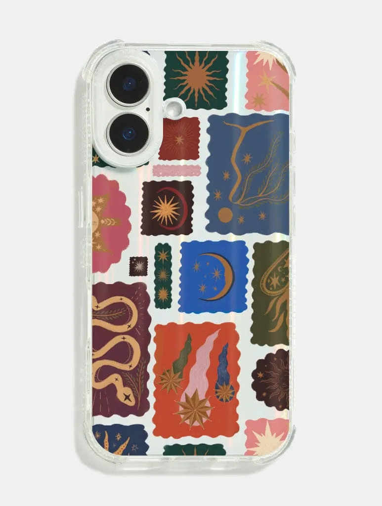 Kate Fox x Skinnydip Christmas Stamps Shock iPhone Case sold by Skinnydip London