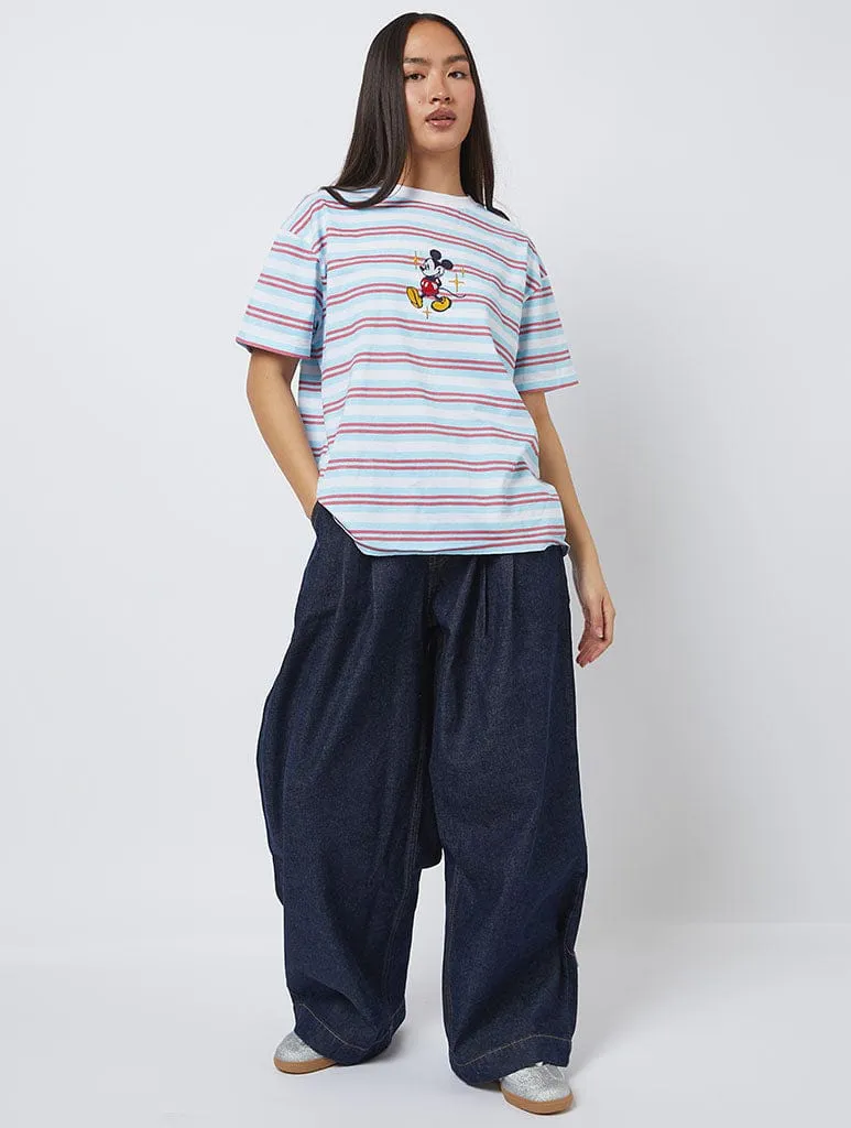 Disney Mickey Striped T-Shirt sold by Skinnydip London product image thumbnail 5