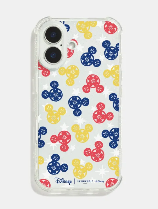 Disney Mickey Mouse Flower Shock iPhone Case sold by Skinnydip London