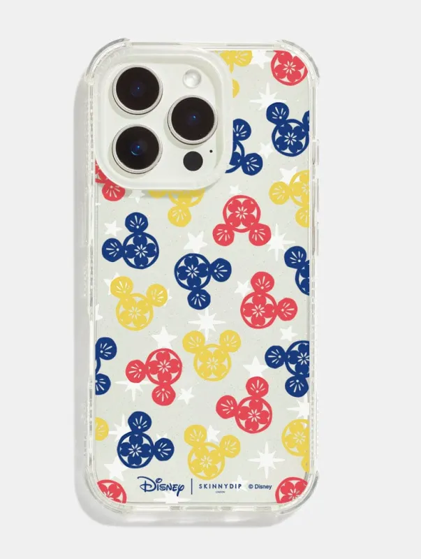 Disney Mickey Mouse Flower Shock iPhone Case sold by Skinnydip London