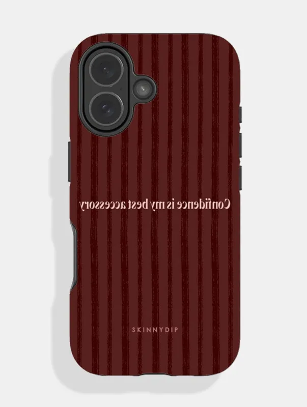 Confidence is my Best Accessory Ultra Protective iPhone Case sold by Skinnydip London