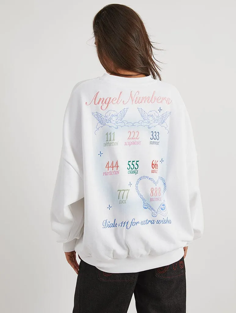Angel Numbers Sweatshirt sold by Skinnydip London