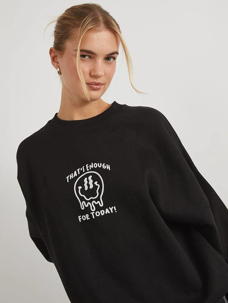 That's Enough For Today Sweatshirt sold by Skinnydip London product image thumbnail 2