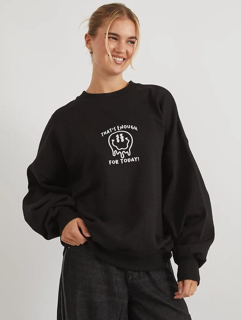 That's Enough For Today Sweatshirt sold by Skinnydip London product image thumbnail 4