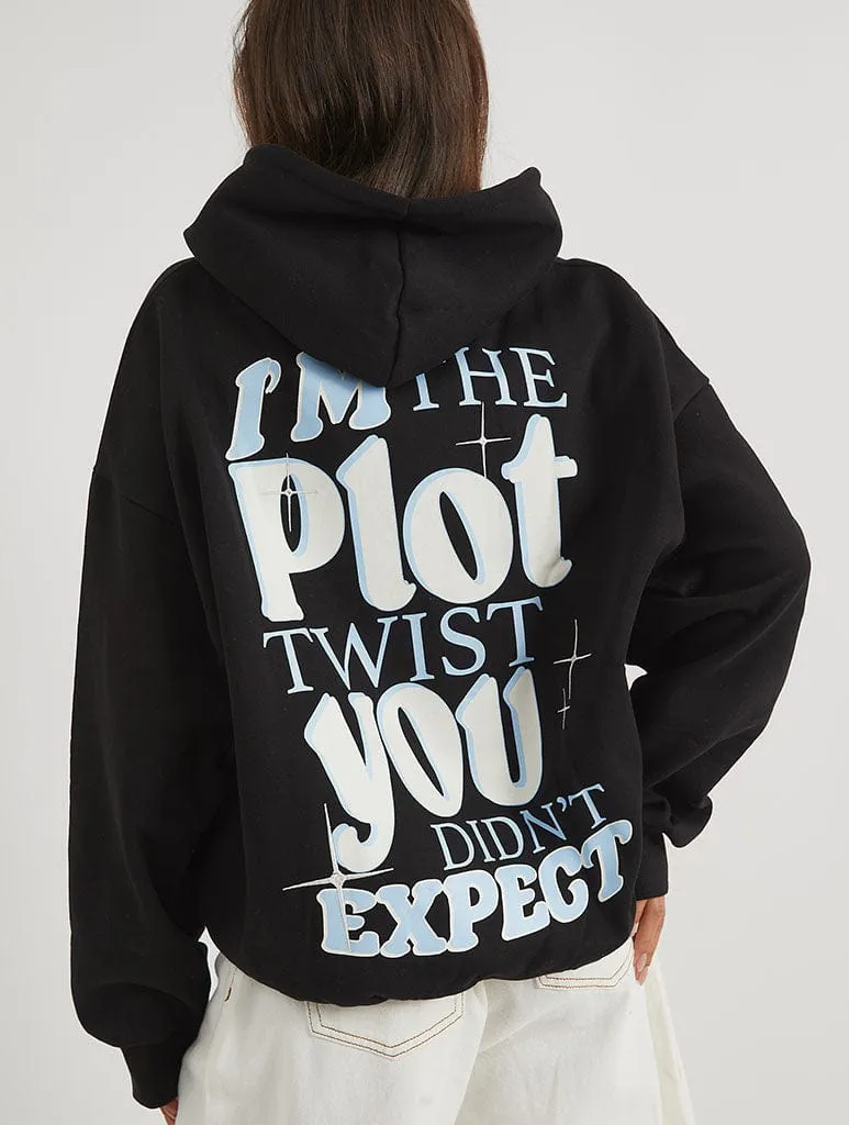 Plot Twist Hoodie sold by Skinnydip London