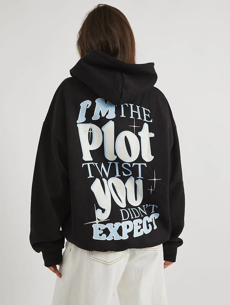 Plot Twist Hoodie sold by Skinnydip London product image thumbnail 4