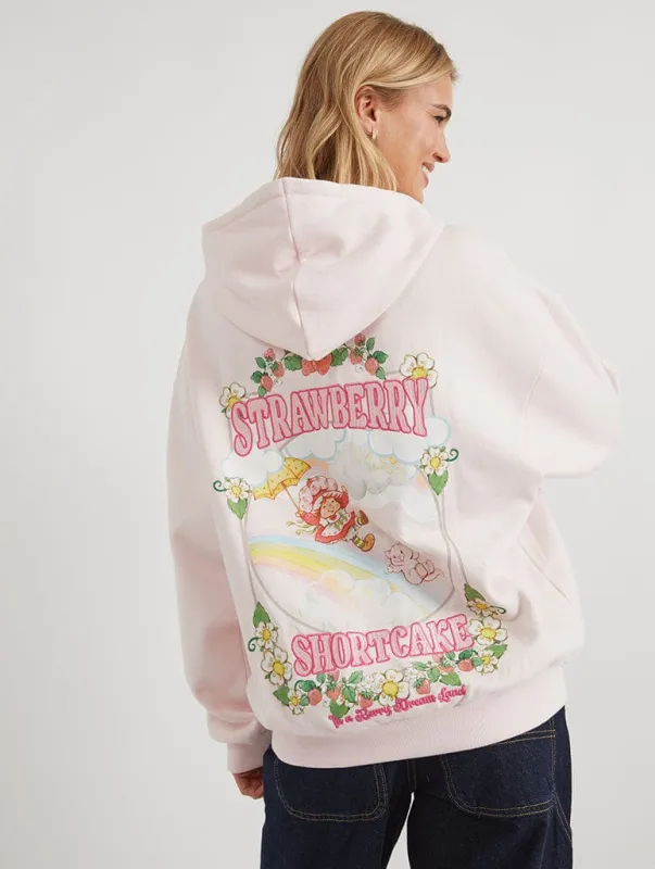 Strawberry Shortcake x Skinnydip Berry Dream Land Hoodie sold by Skinnydip London