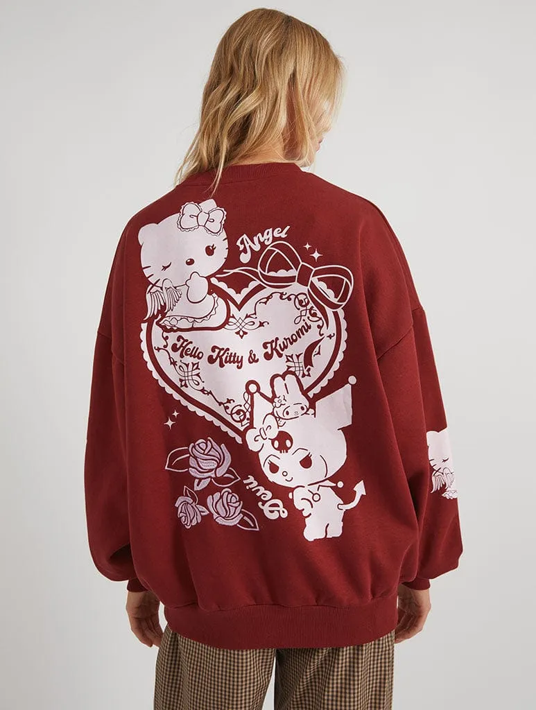 Hello Kitty x Skinnydip Kuromi Sweatshirt sold by Skinnydip London