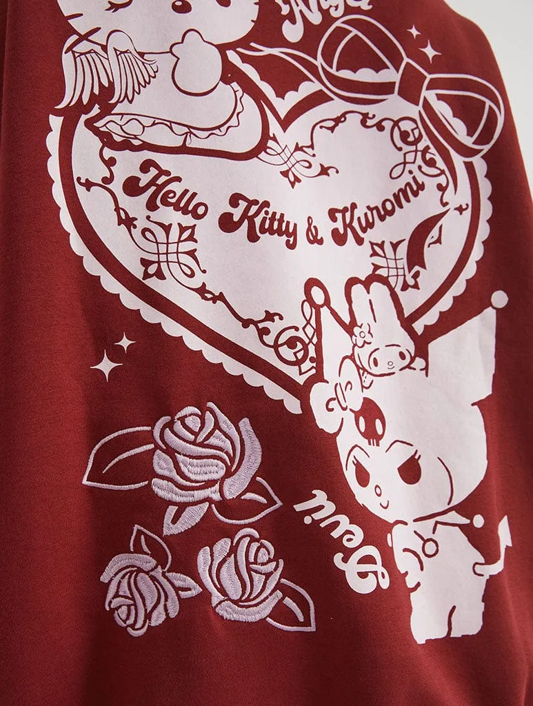 Hello Kitty x Skinnydip Kuromi Sweatshirt sold by Skinnydip London product image thumbnail 3