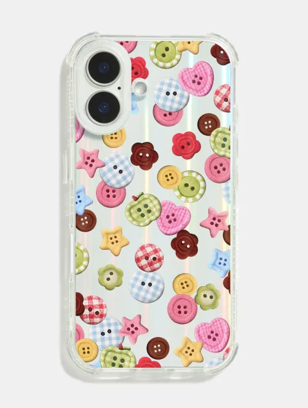 Buttons Shock iPhone Case made by Skinnydip London