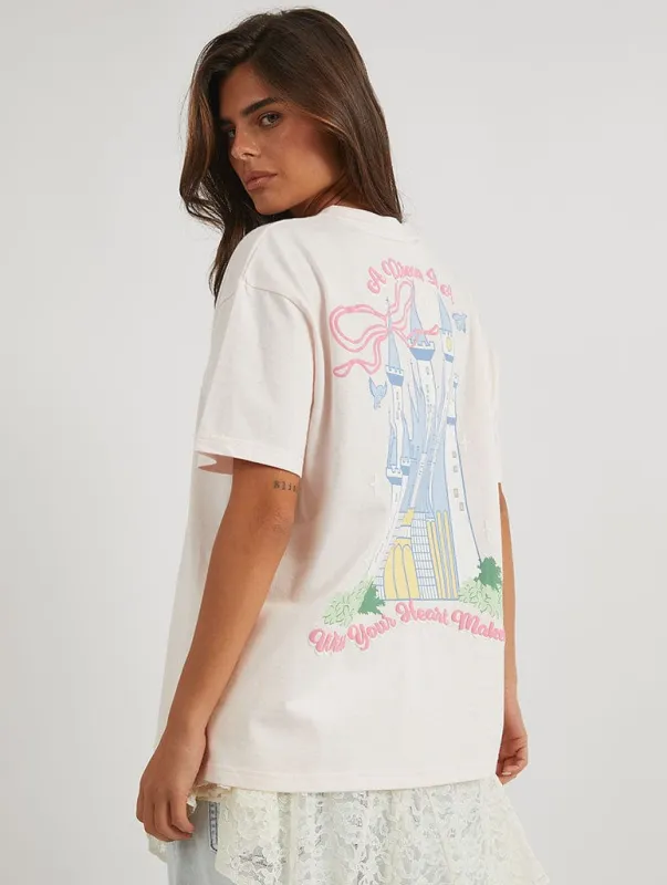 Disney A Dream Is A Wish Your Heart Makes T-Shirt sold by Skinnydip London