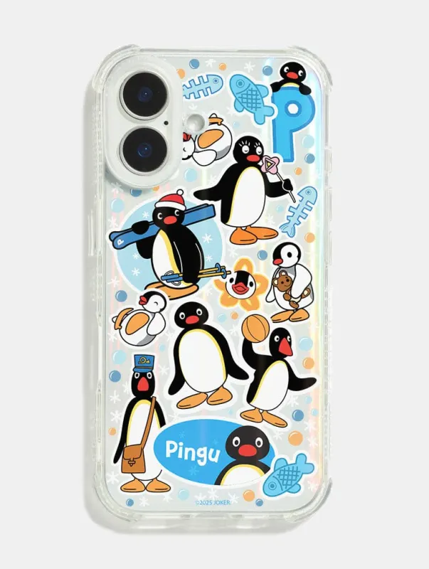 Pingu x Skinnydip Sticker Shock iPhone Case made by Skinnydip London