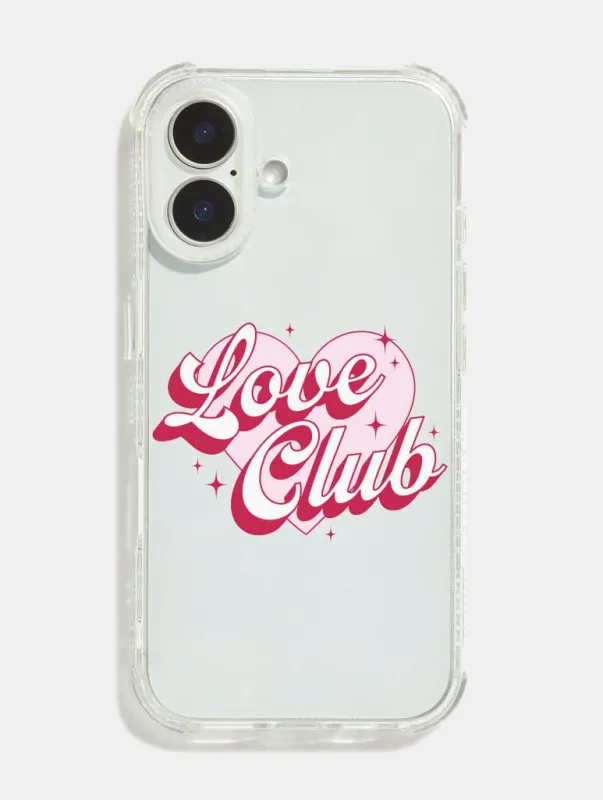 Love Club Shock iPhone Case sold by Skinnydip London