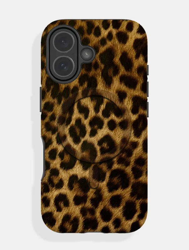 Leopard Print Magsafe Ultra Protective iPhone Case made by Skinnydip London