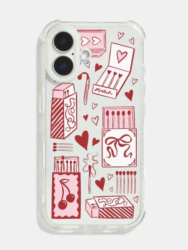 Match Boxes Shock iPhone Case made by Skinnydip London