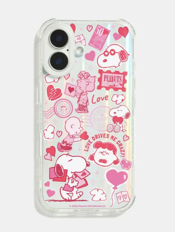 Peanuts x Skinnydip Snoopy Red And Pink Sticker Shock iPhone Case sold by Skinnydip London