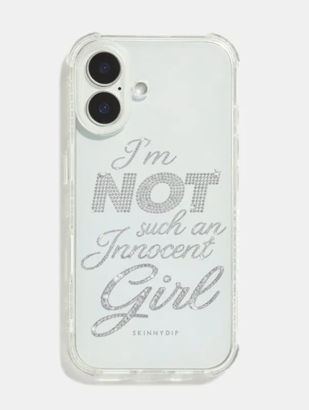 I'm Not Such An Innocent Girl Shock iPhone Case sold by Skinnydip London
