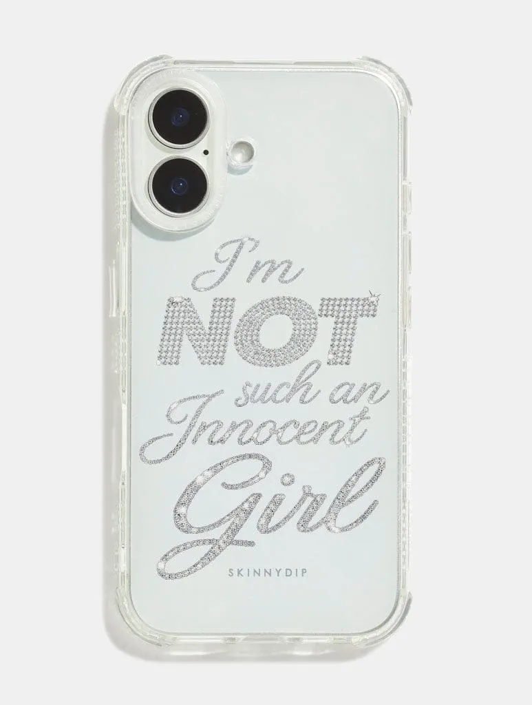 I'm Not Such An Innocent Girl Shock iPhone Case sold by Skinnydip London