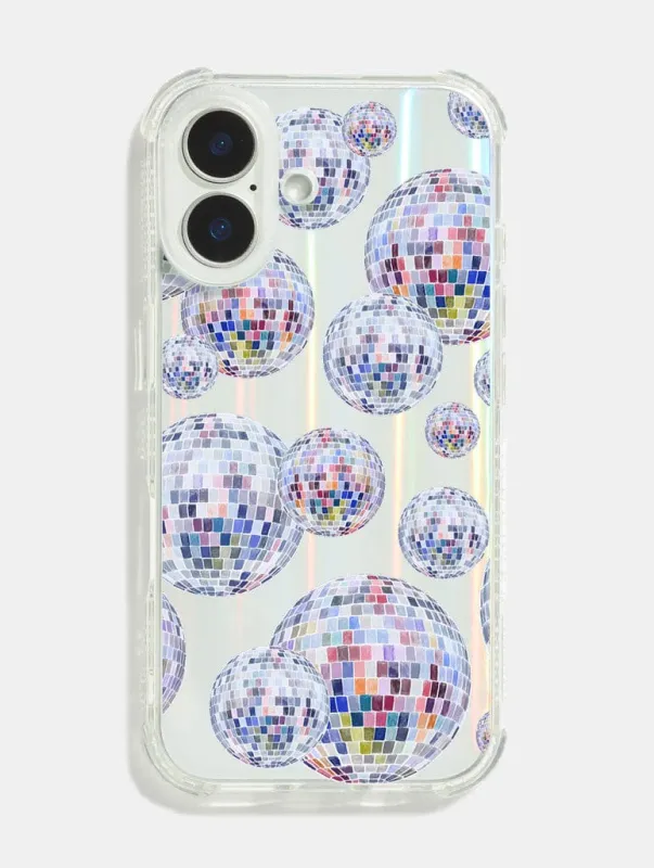 Disco Balls Party Shock Case made by Skinnydip London