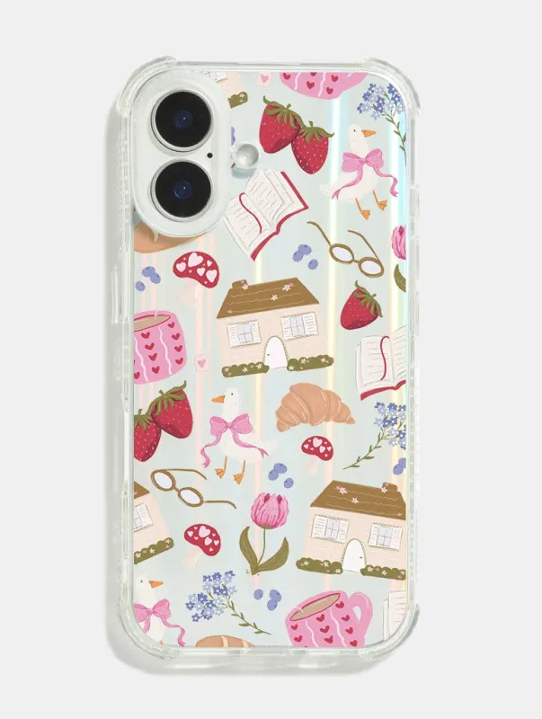 Cottagecore Pattern Shock iPhone Case made by Skinnydip London