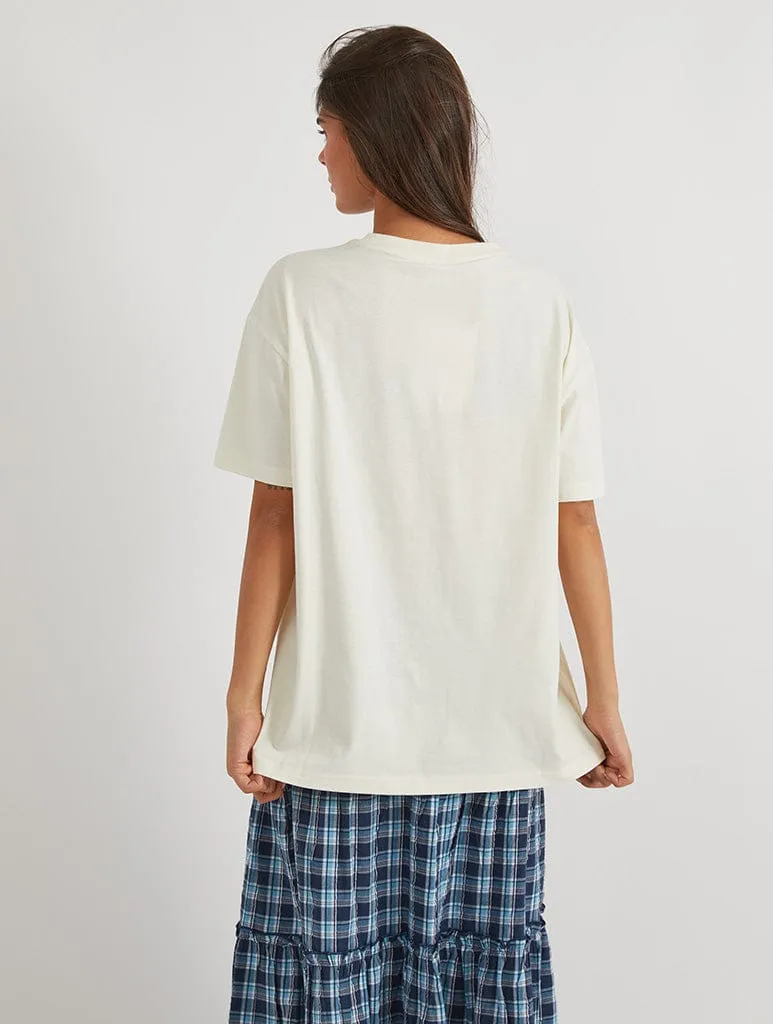 Hello Kitty x Skinnydip Cinnamoroll T-Shirt In White sold by Skinnydip London product image thumbnail 2