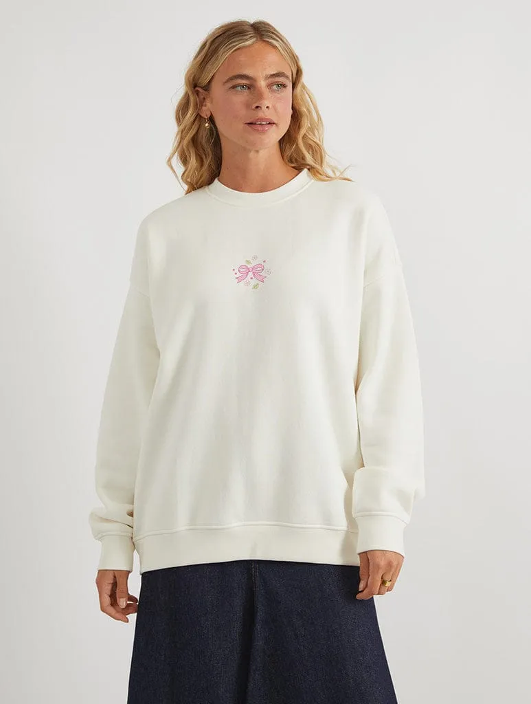 Hello Kitty & Friends Living In My Little Daydream Sweatshirt In White sold by Skinnydip London product image thumbnail 2