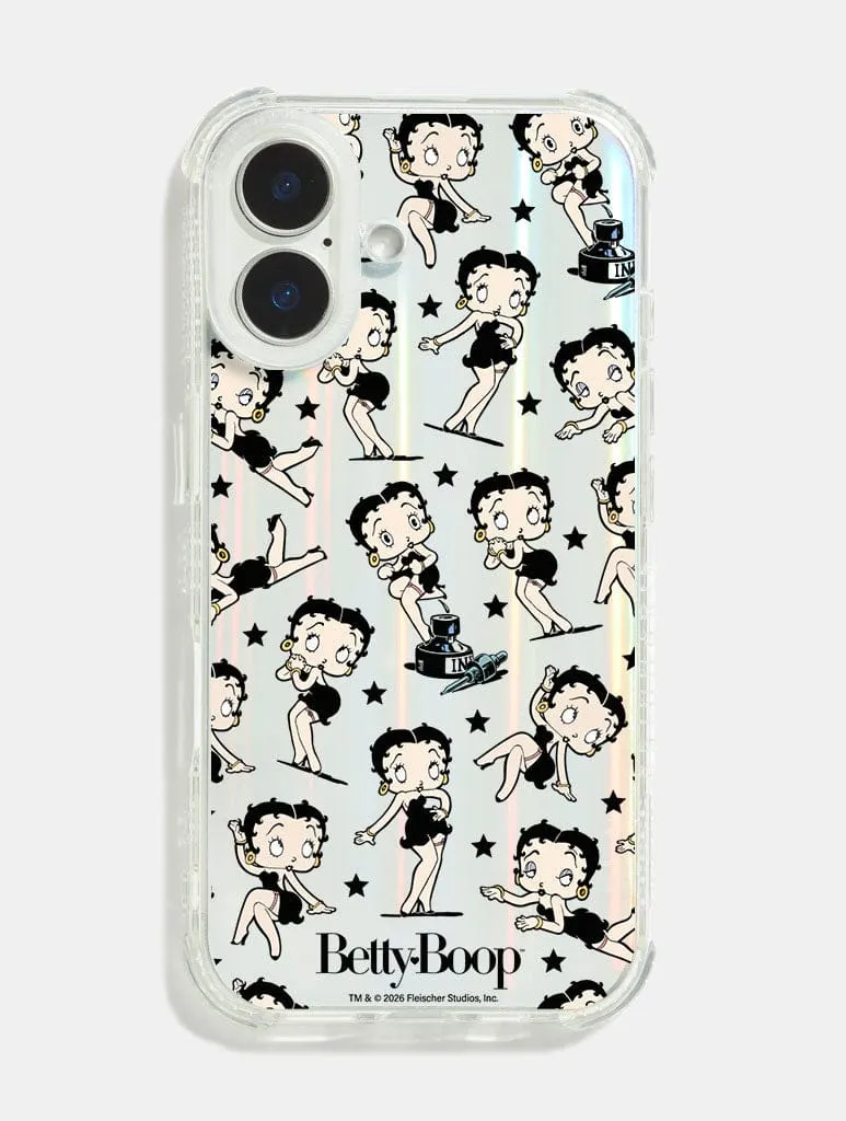 Betty Boop x Skinnydip Black Stars Shock iPhone Case sold by Skinnydip London