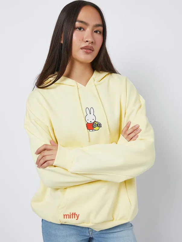 Miffy x Skinnydip Yellow Hoodie made by Skinnydip London