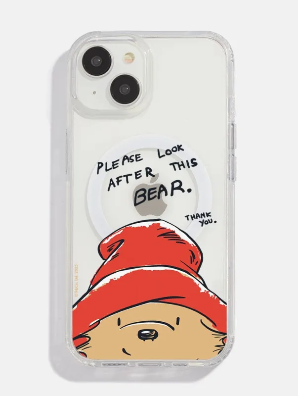 Paddington x Skinnydip Face MagSafe iPhone Case made by Skinnydip London