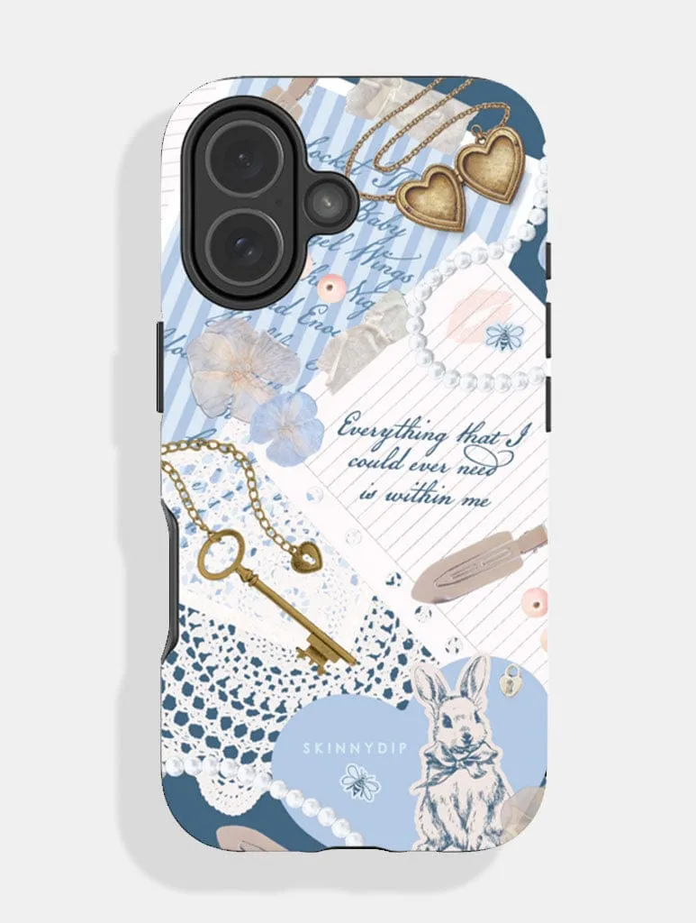 Locket Scrapbook Ultra Protective iPhone Case sold by Skinnydip London