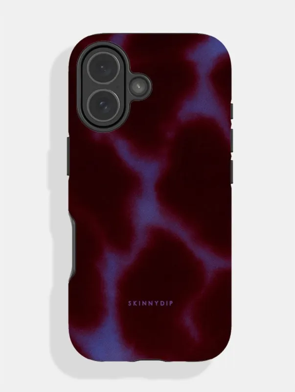 Purple Tortoise Shell Ultra Protective iPhone Case made by Skinnydip London