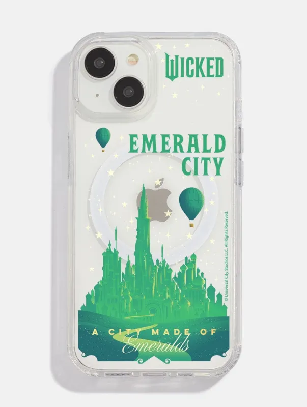 Wicked x Skinnydip Emerald City MagSafe iPhone Case made by Skinnydip London