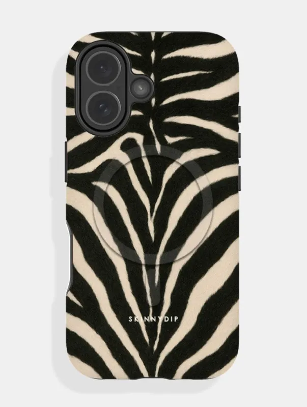 Zebra Magsafe Ultra Protective iPhone Case sold by Skinnydip London