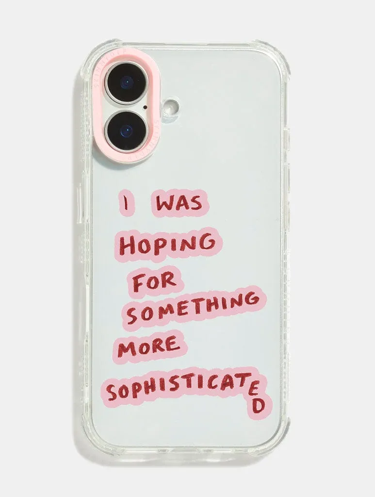 Sun Made Studio x Skinnydip More Sophisticated Shock iPhone Case sold by Skinnydip London