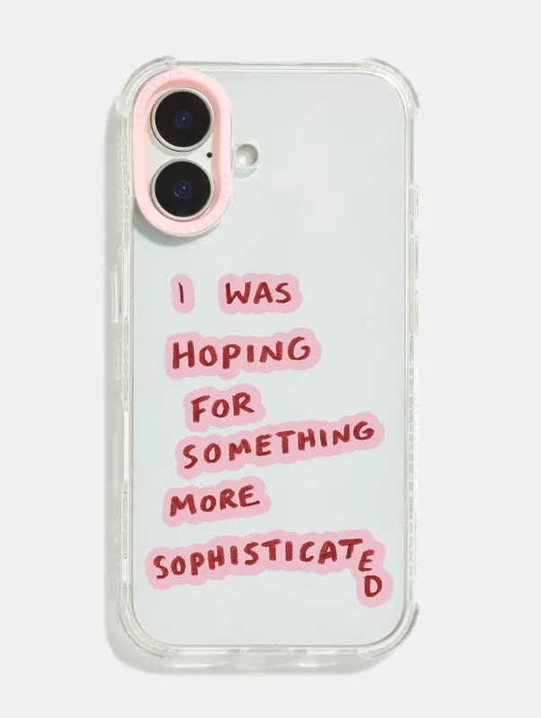 Sun Made Studio x Skinnydip More Sophisticated Shock iPhone Case sold by Skinnydip London