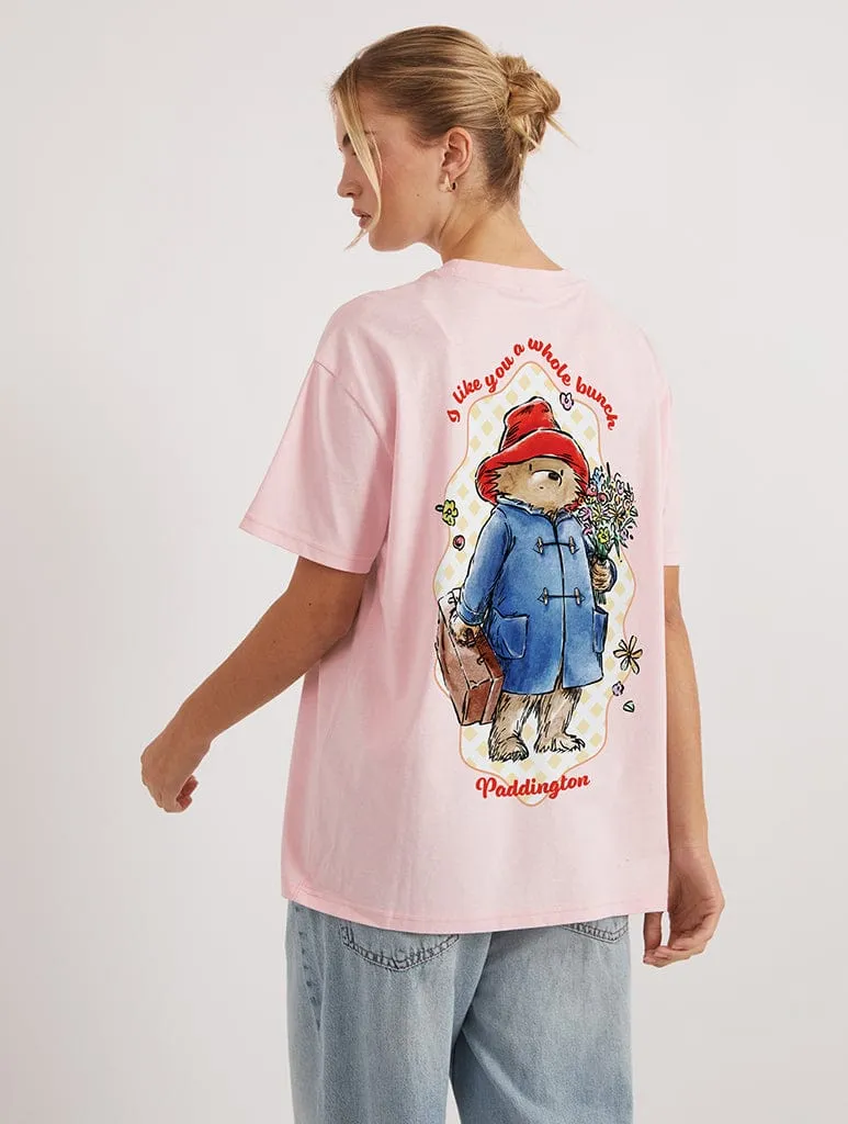 Paddington x Skinnydip Flower Bouquet T-Shirt In Pink sold by Skinnydip London
