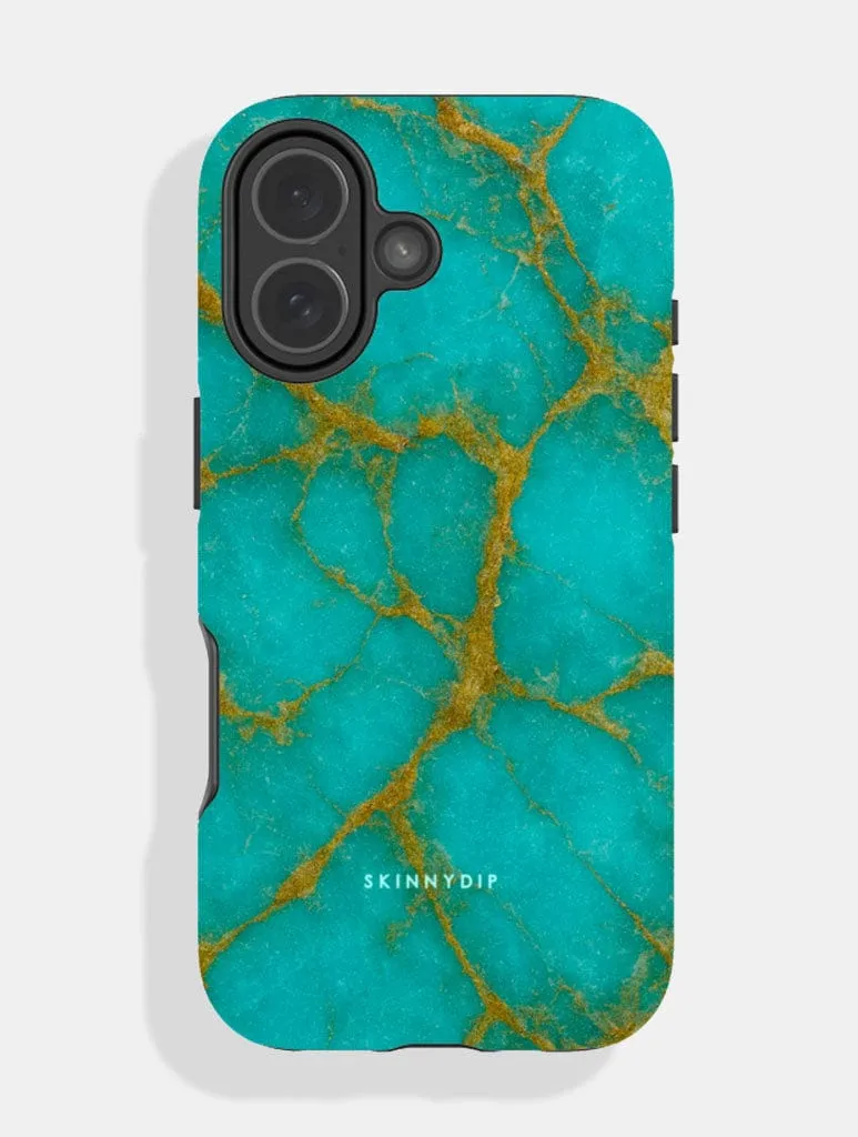 Turquoise Ultra Protective iPhone Case sold by Skinnydip London