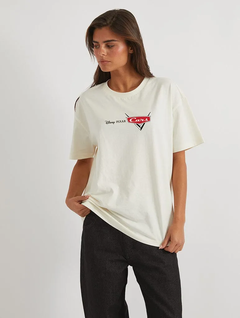 Disney Pixar Cars Doodle T-Shirt In White sold by Skinnydip London product image thumbnail 2