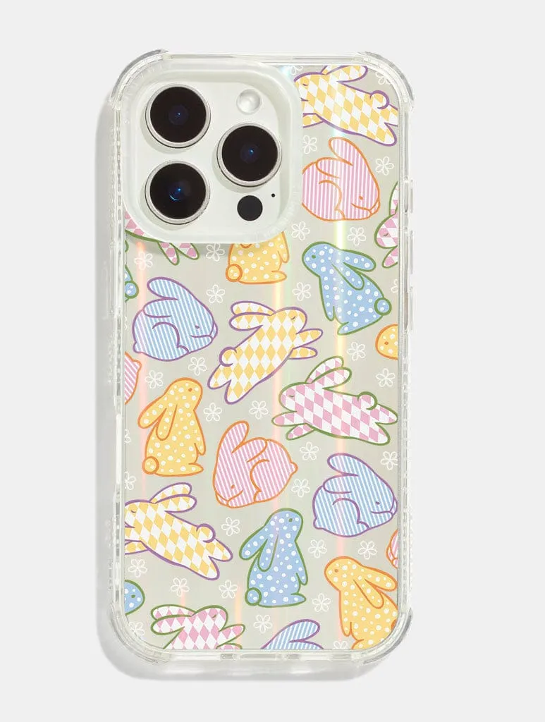 Patterned Bunnies Shock iPhone Case sold by Skinnydip London