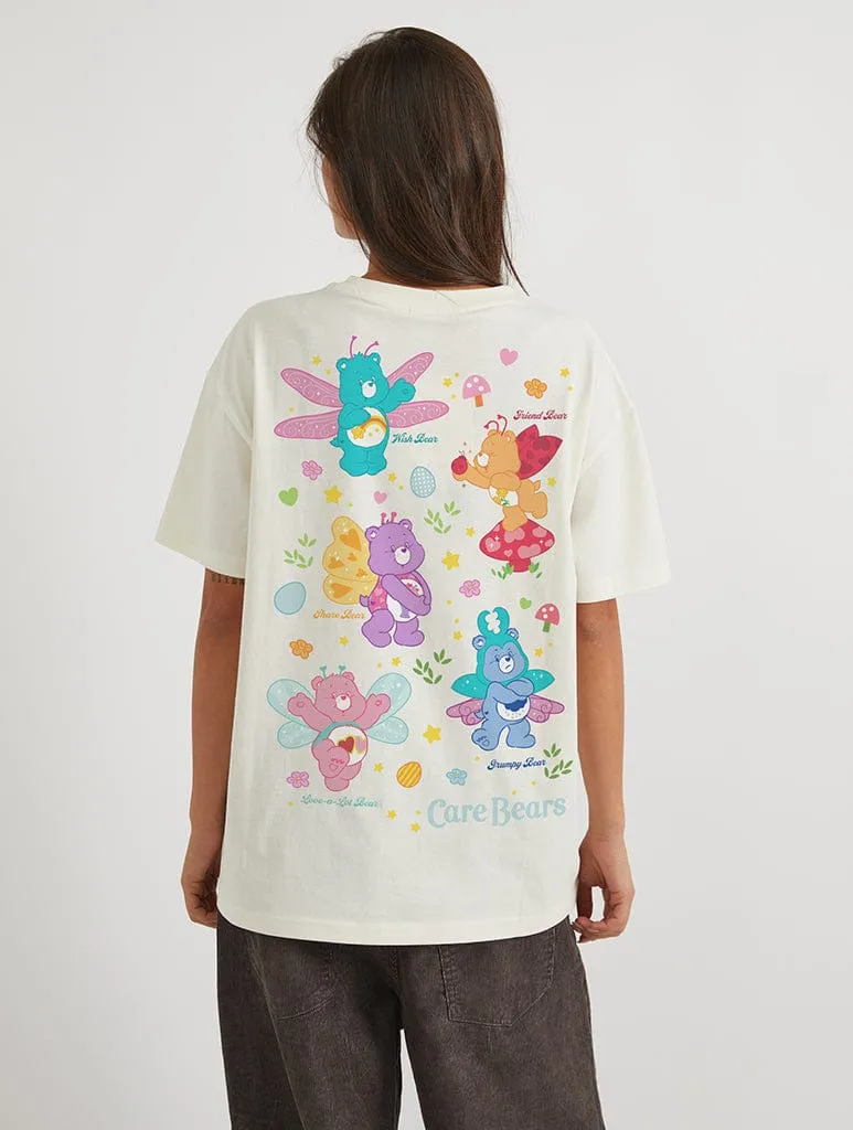 Care Bears x Skinnydip Spring Animals T-Shirt In White sold by Skinnydip London