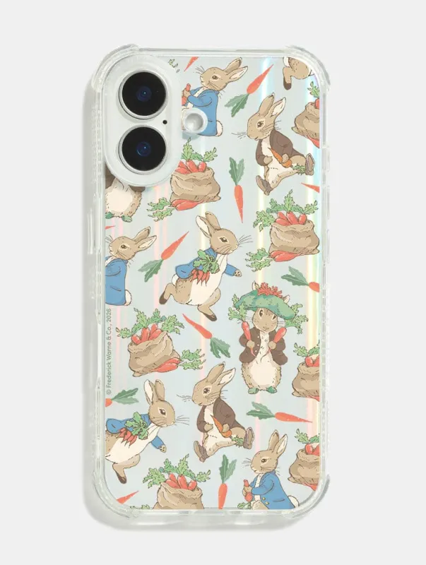 Peter Rabbit x Skinnydip Carrot Pattern Shock iPhone Case sold by Skinnydip London