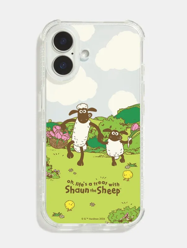 Shaun The Sheep x Skinnydip Life's A Treat Shock iPhone Case made by Skinnydip London